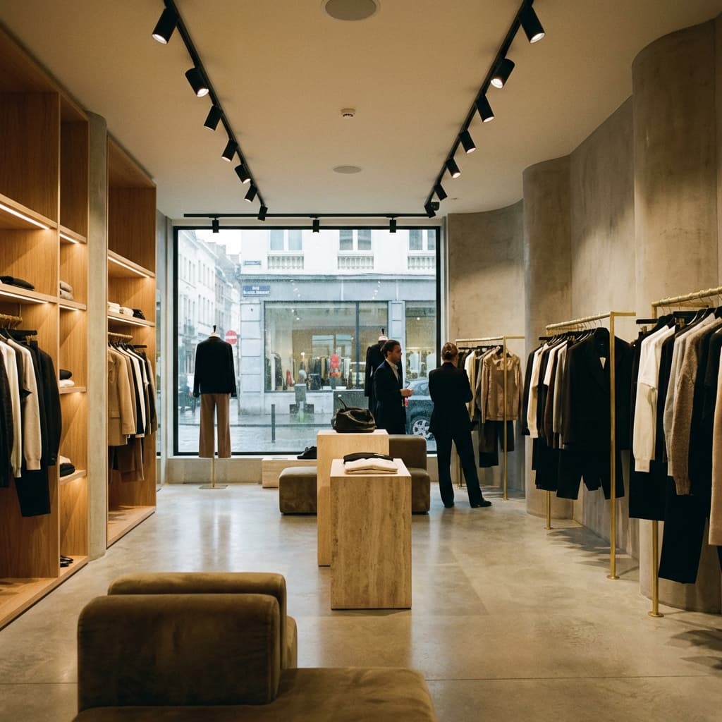 Éclairage commercial boutique