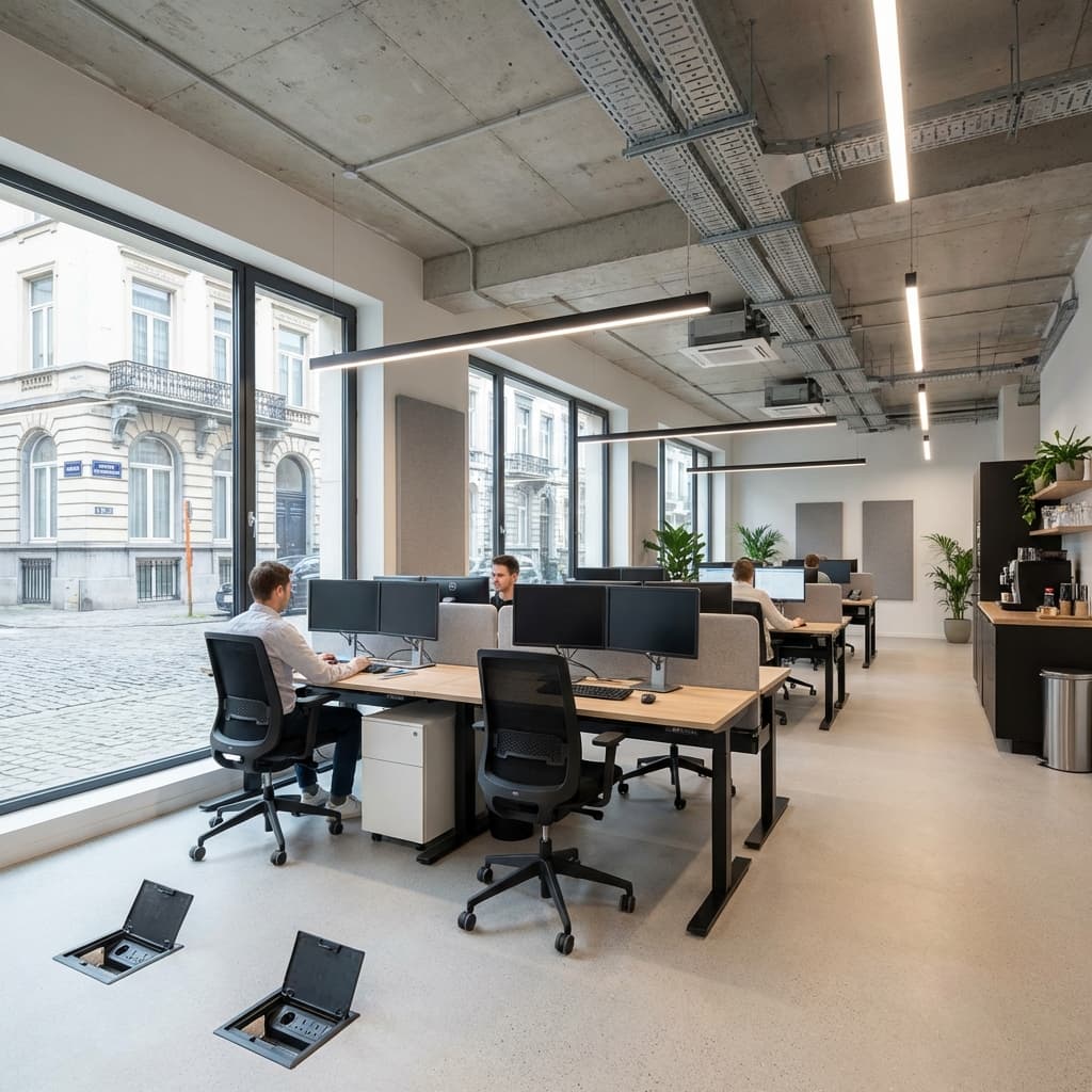 Installation Bureaux Open Space