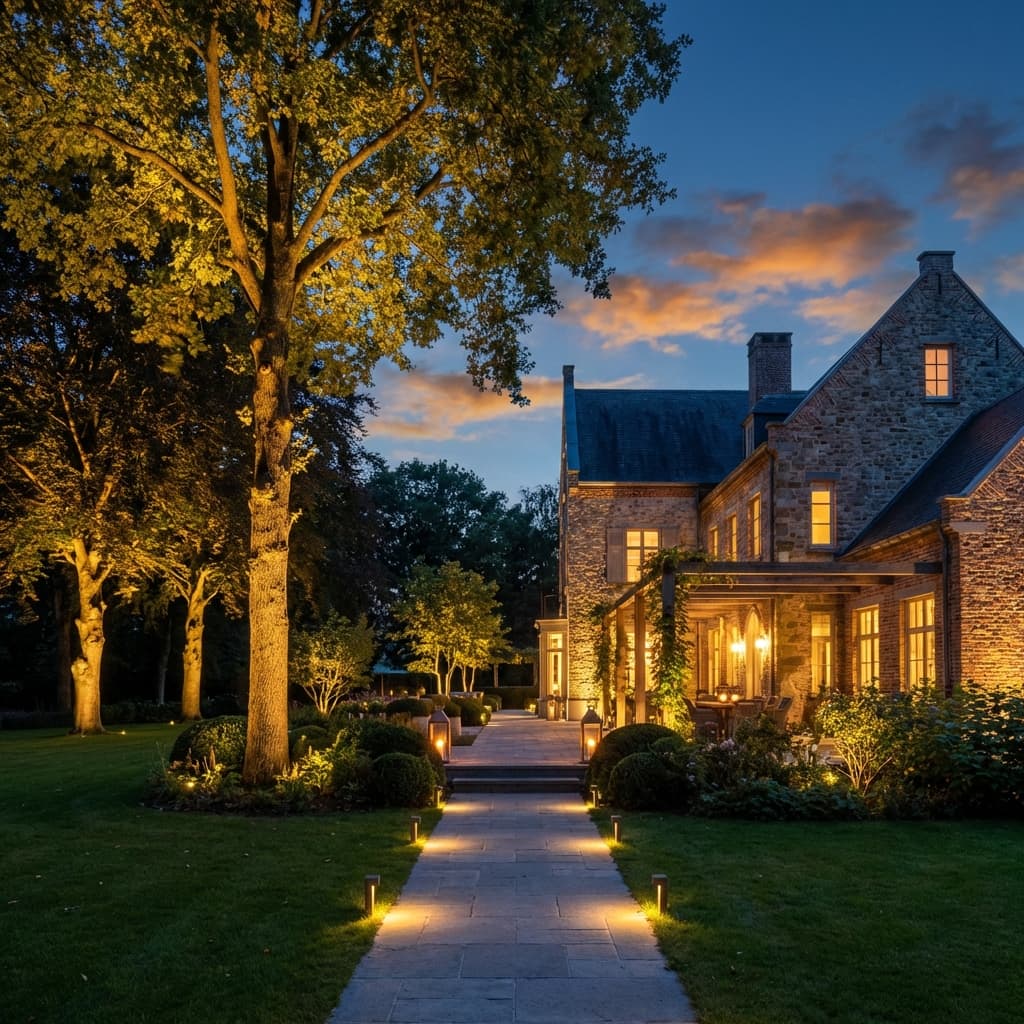 Éclairage extérieur jardin